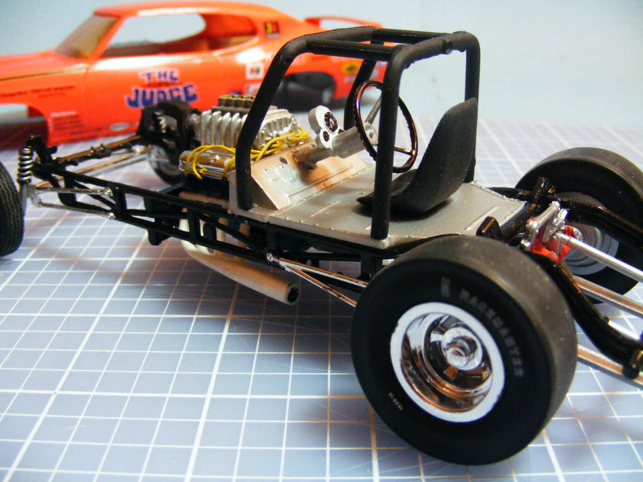 MPC 0784 1/25 Super Judge GTO Funny Car Build Image 05