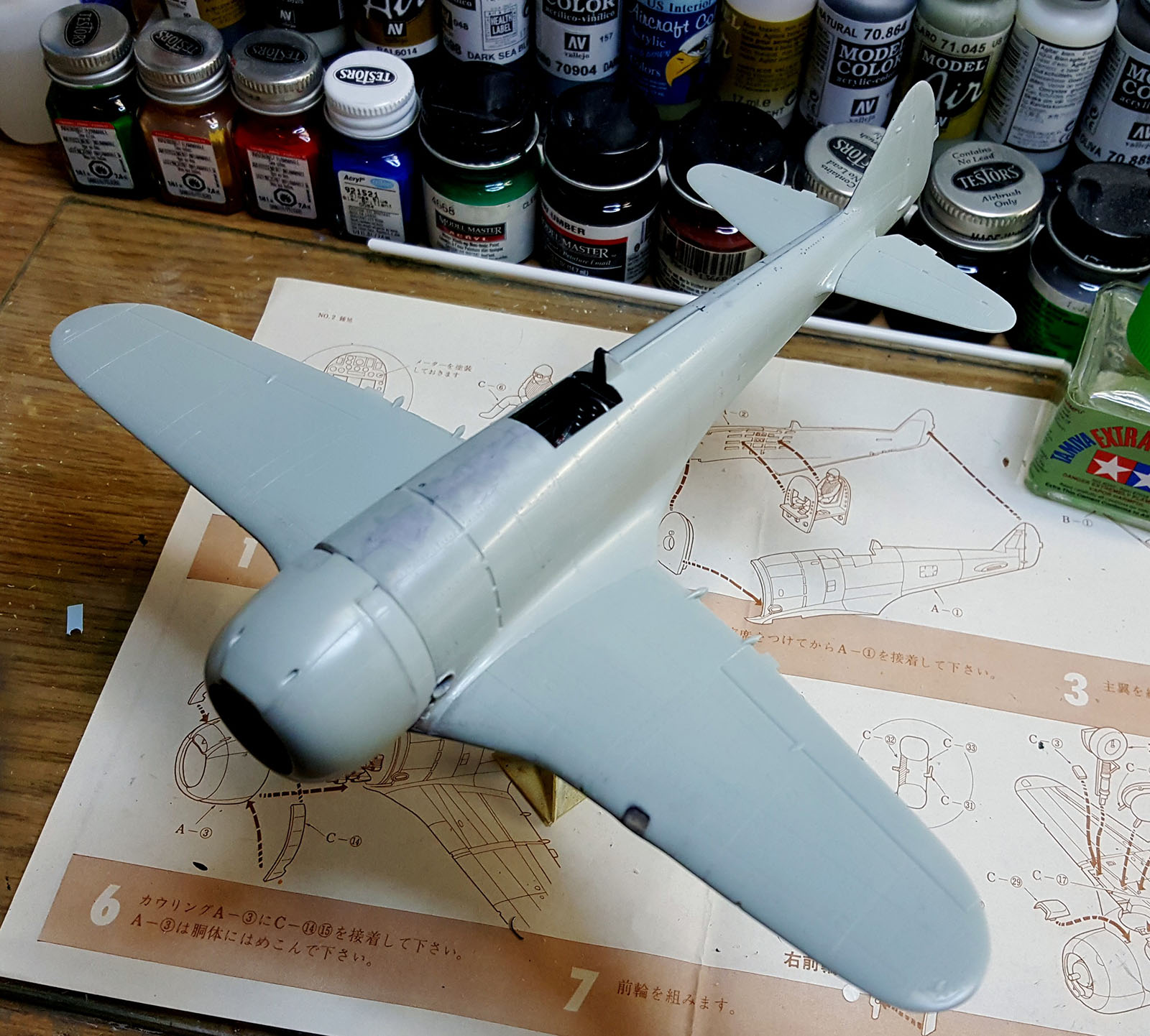 Otaki OT-2-14 1/48 Ki-44 (Tojo) Build Image 12