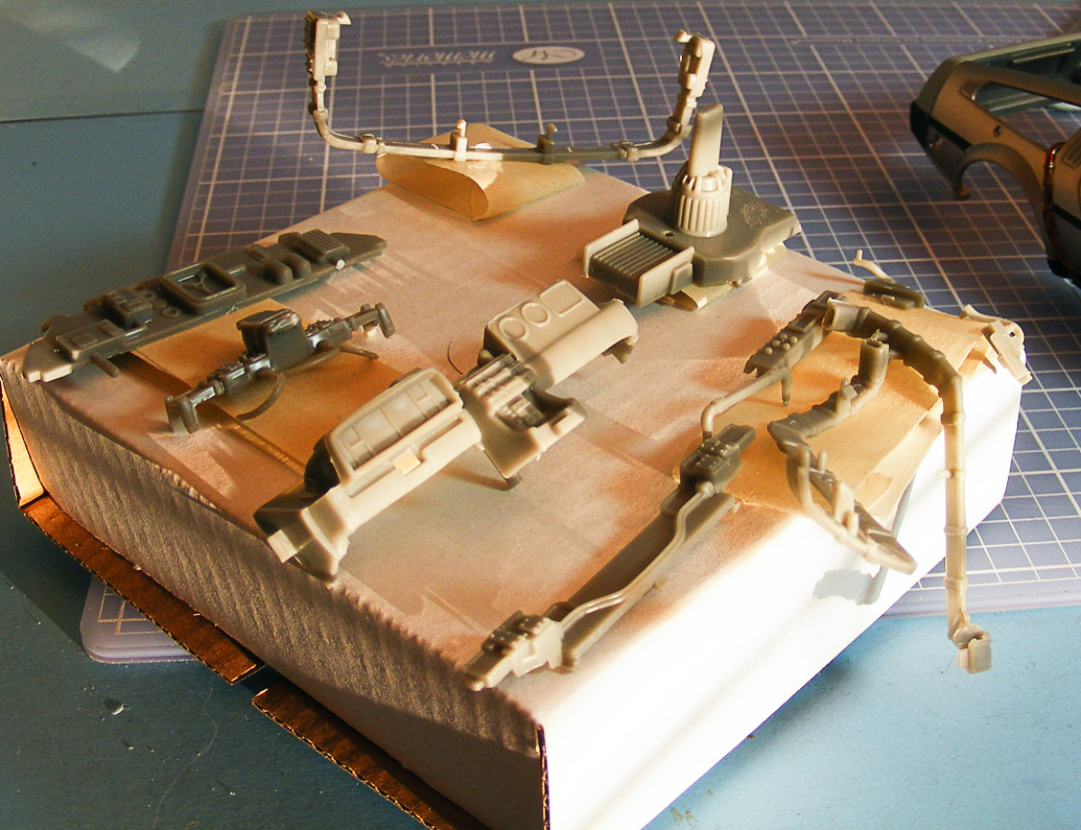 Polar Lights 0911 1/25 Back to the Future Time Machine Build Review Image 05