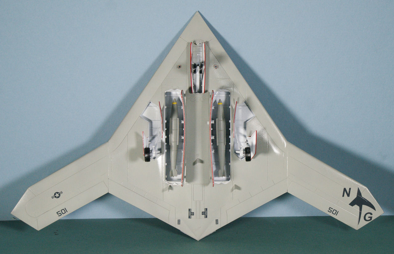 Platz AC-7 1/72 X-47B UCAS USN Build Review Image 06