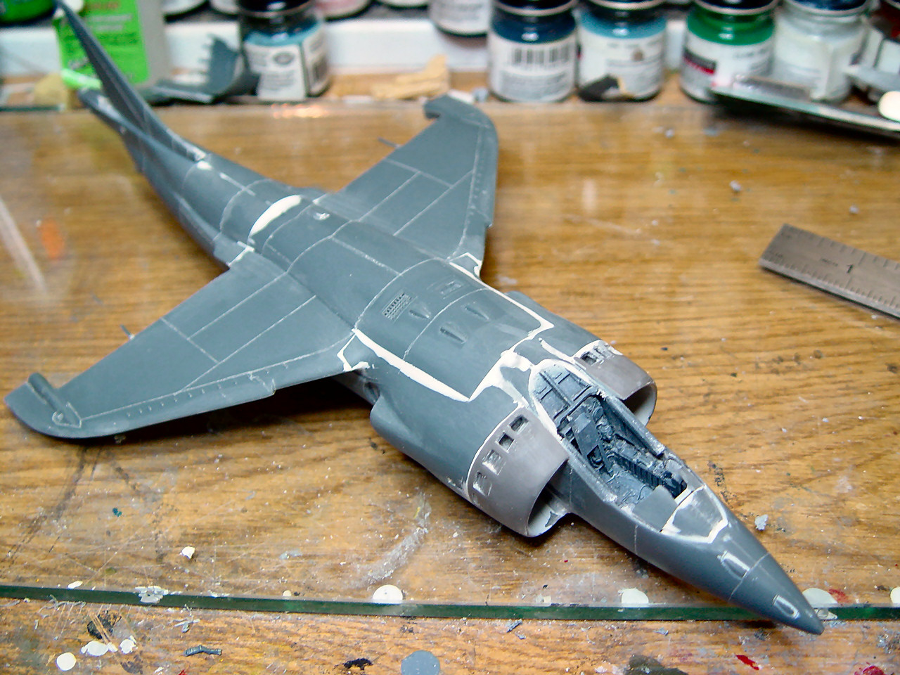 Revell 5420 1/48 Hawker Harrier GR.1 Build Image 09