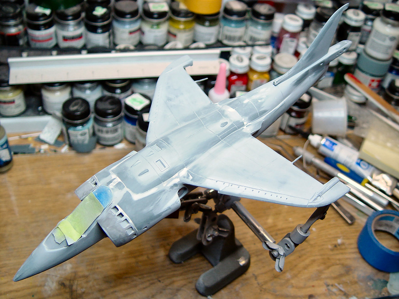 Revell 5420 1/48 Hawker Harrier GR.1 Build Image 10