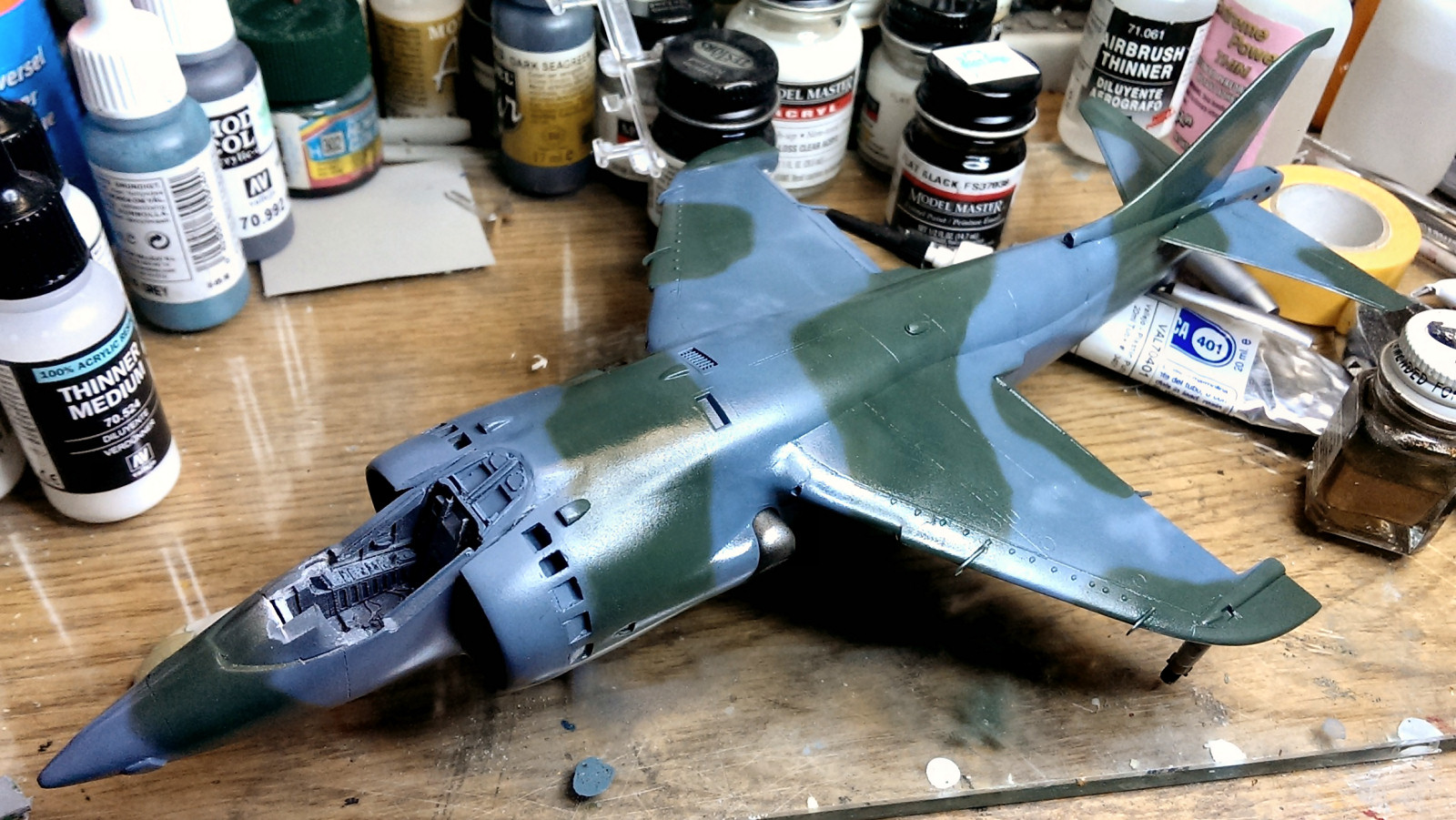 Revell 5420 1/48 Hawker Harrier GR.1 Build Image 13