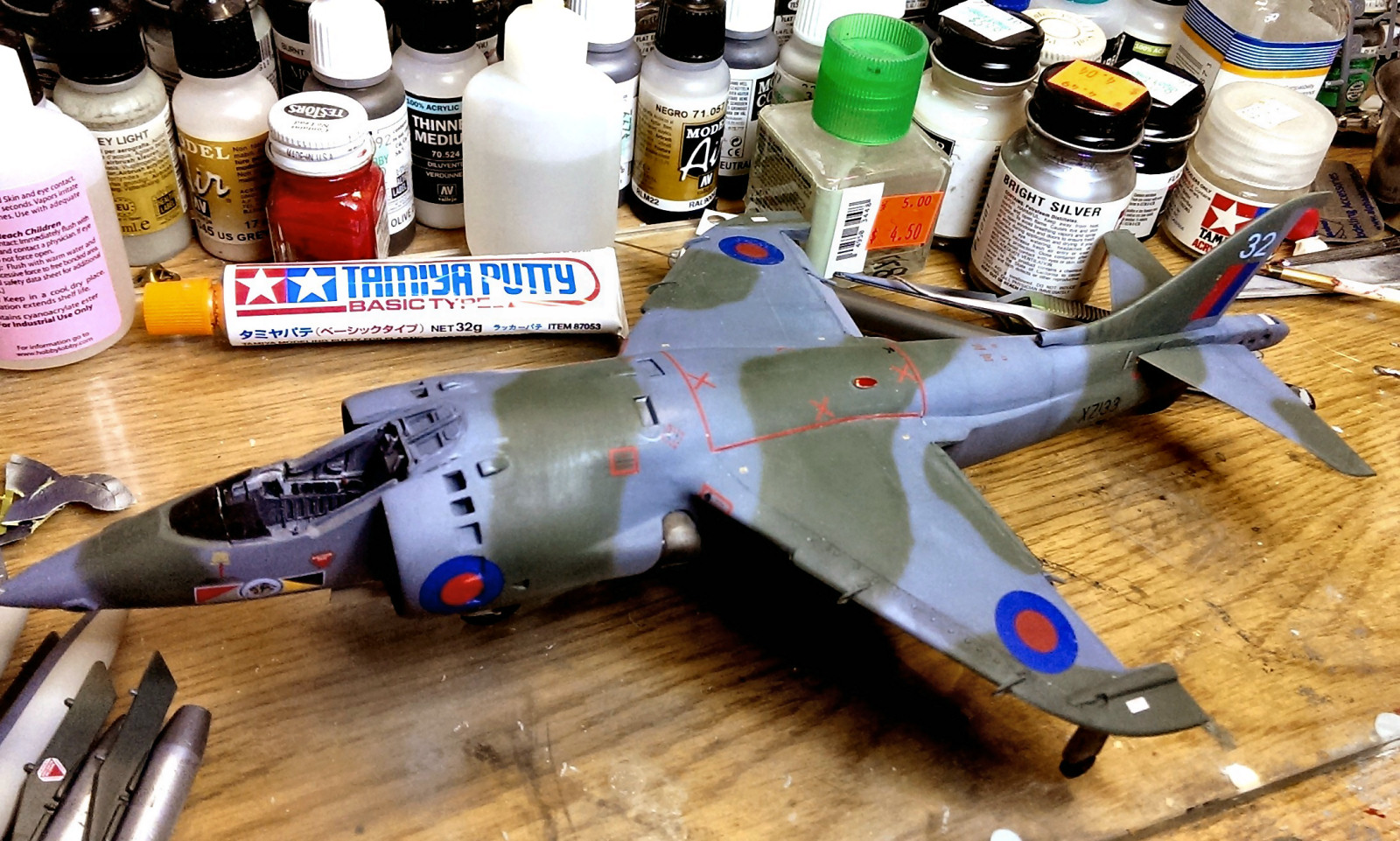 Revell 5420 1/48 Hawker Harrier GR.1 Build Image 14
