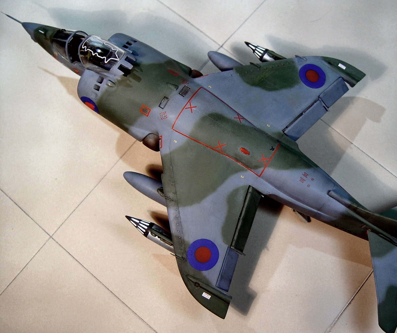 Revell 5420 1/48 Hawker Harrier GR.1 Build Image 18