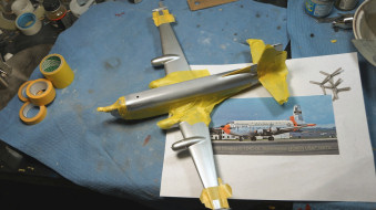 Roden 1/144 C-124C Globemaster II Build