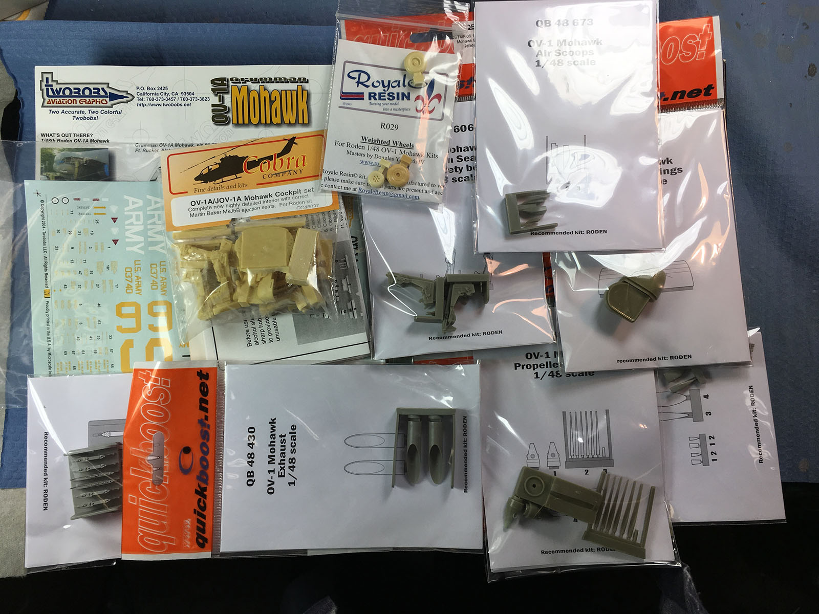 Roden 0406 1/48 OV-1A Mohawk Build Review Image