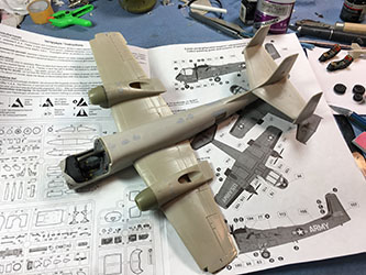 thumbnail image 2 of Modellbausatz Flugzeug Roden Grumman OV-1B Mohawk 1:48 (Neu Und... 2 of 10