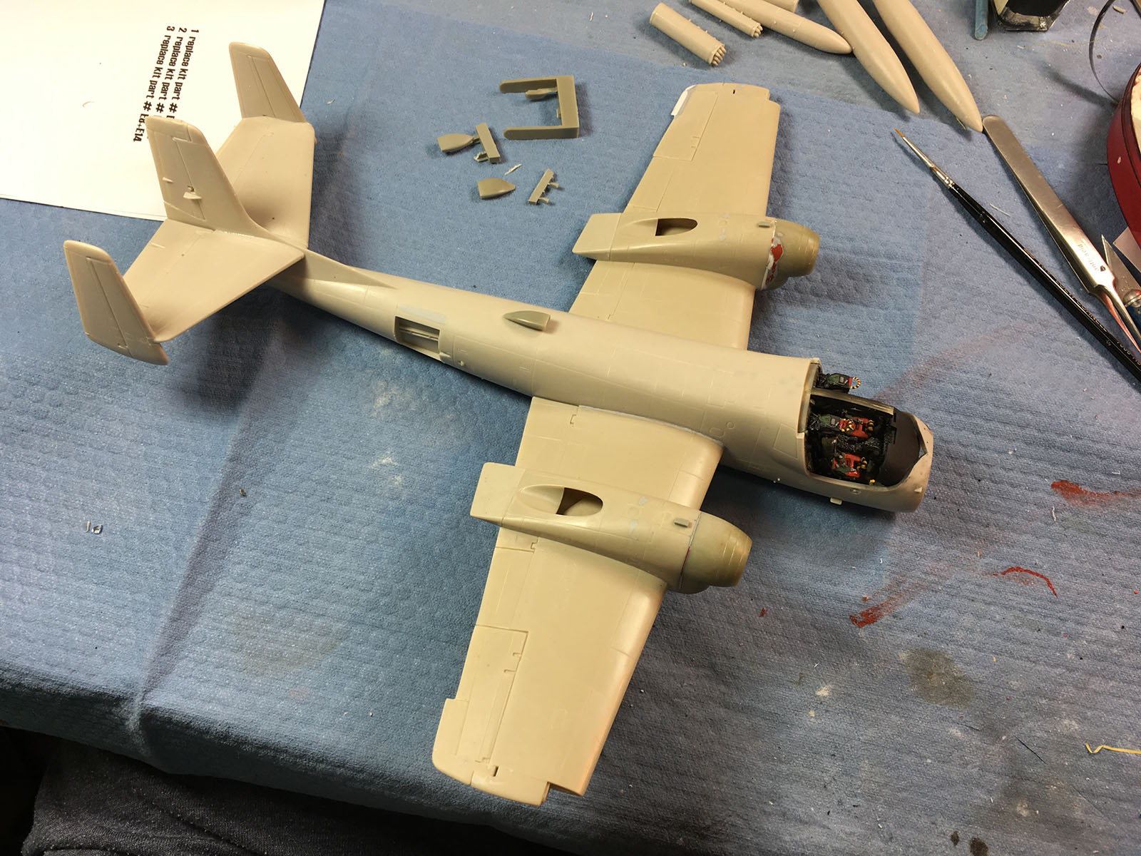 Roden 0406 1/48 OV-1A Mohawk Build Review Image