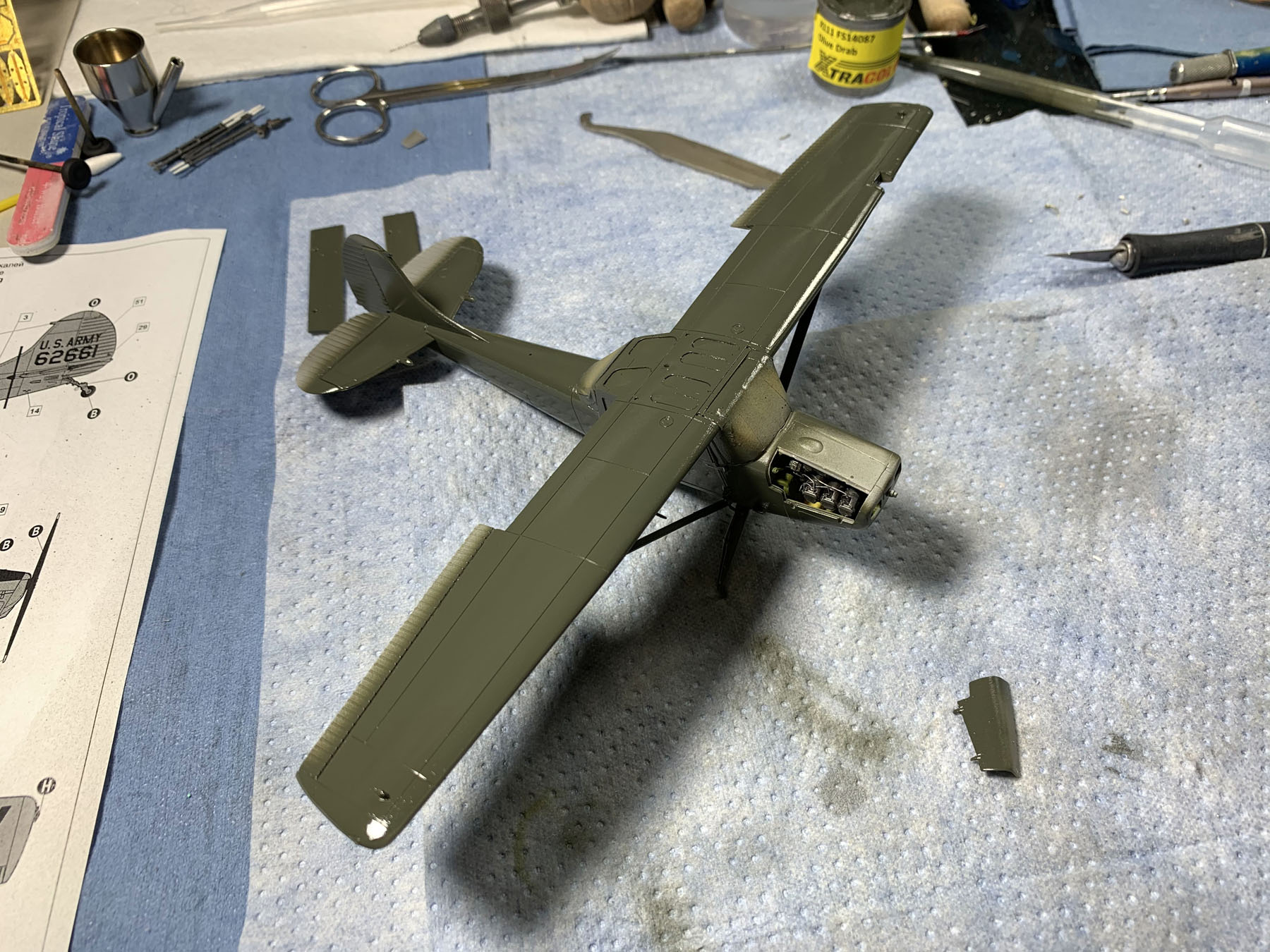 Roden 0409 1/48 O-1 Bird Dog Build Review Image