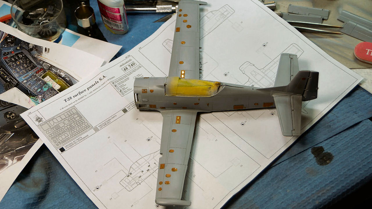 Roden 0451 1/48 T-28C Trojan Build Review Image