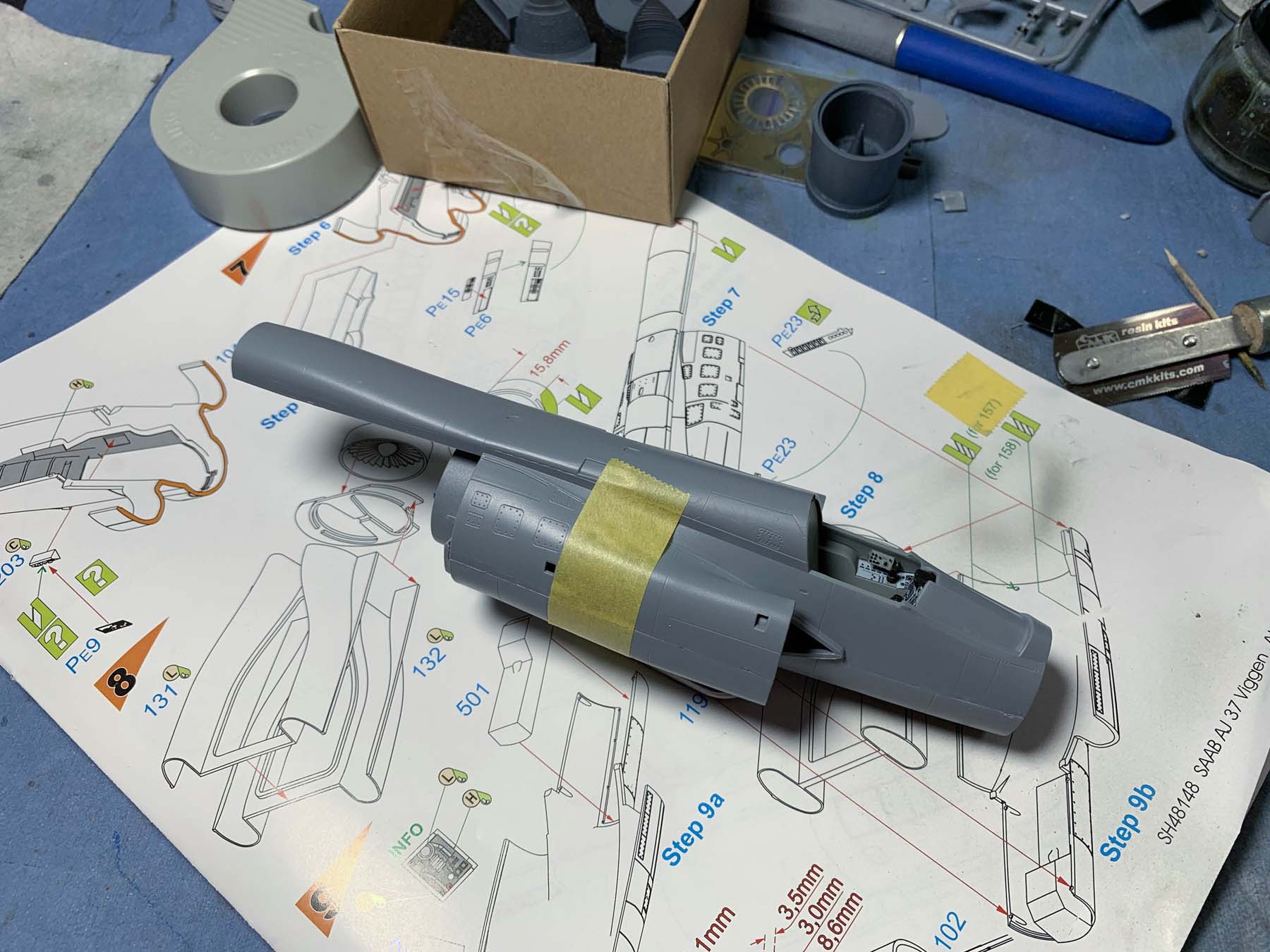 Special Hobby 48148 1/48 Saab AJ-37 Viggen Build Image 03