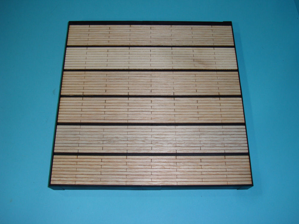 Skunkmodels 1/48 WWII USN Wooden Carrier Deck Display Base Image