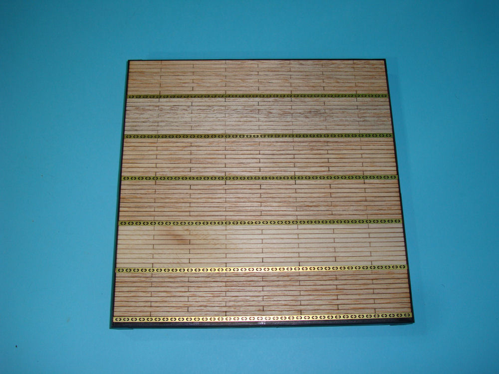 Skunkmodels 1/48 WWII USN Wooden Carrier Deck Display Base Image