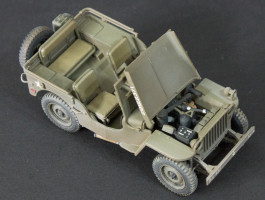  Tamiya - 35219 - Model - Jeep Willys 1/4 Ton - Scale 1:35,  Brown, Black : Arts, Crafts & Sewing