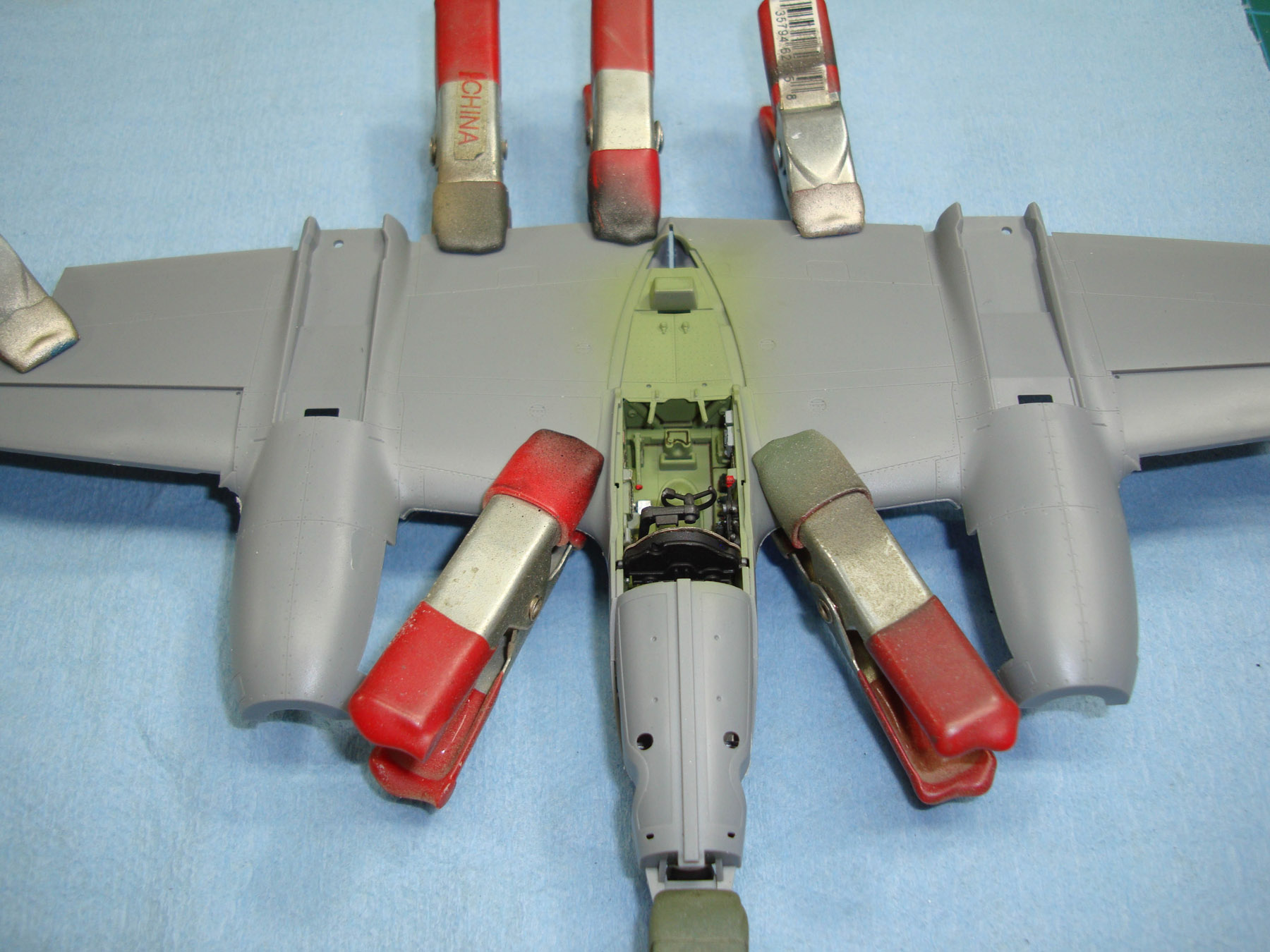 Tamiya 61120 1/48 P-38F Lightning Build Review Image