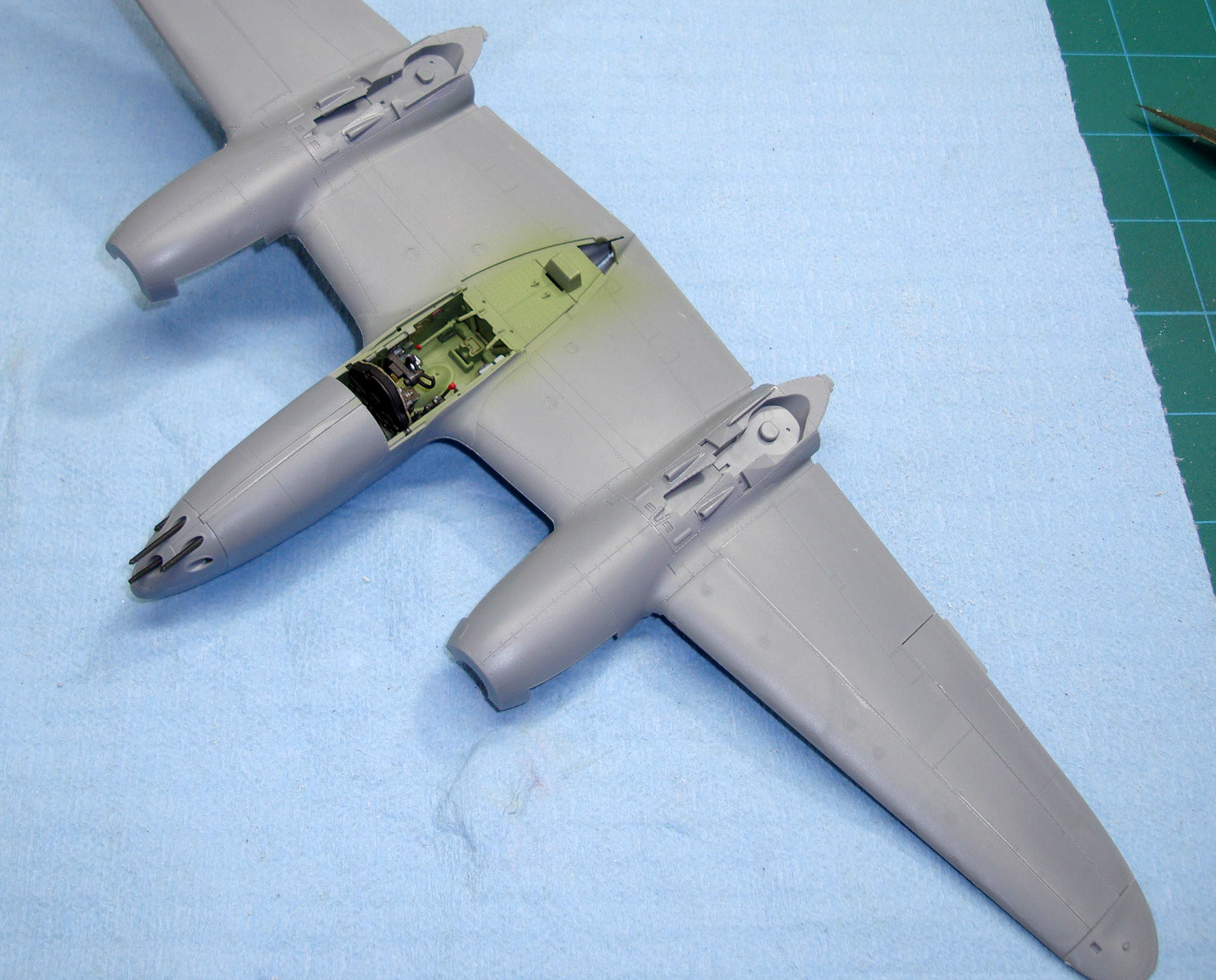 Tamiya 61120 1/48 P-38F Lightning Build Review Image