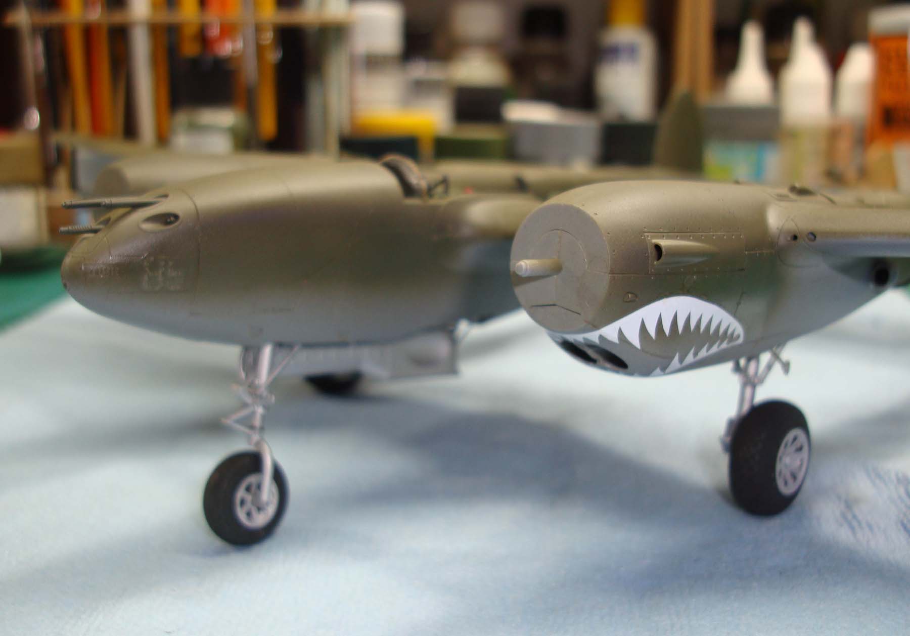 Tamiya 61120 1/48 P-38F Lightning Build Review Image