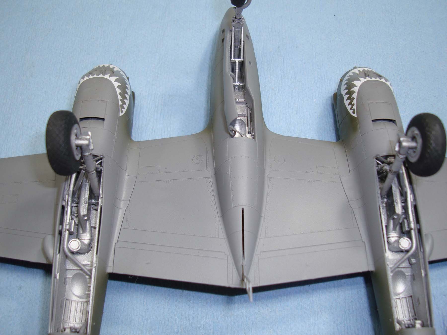 Tamiya 61120 1/48 P-38F Lightning Build Review Image