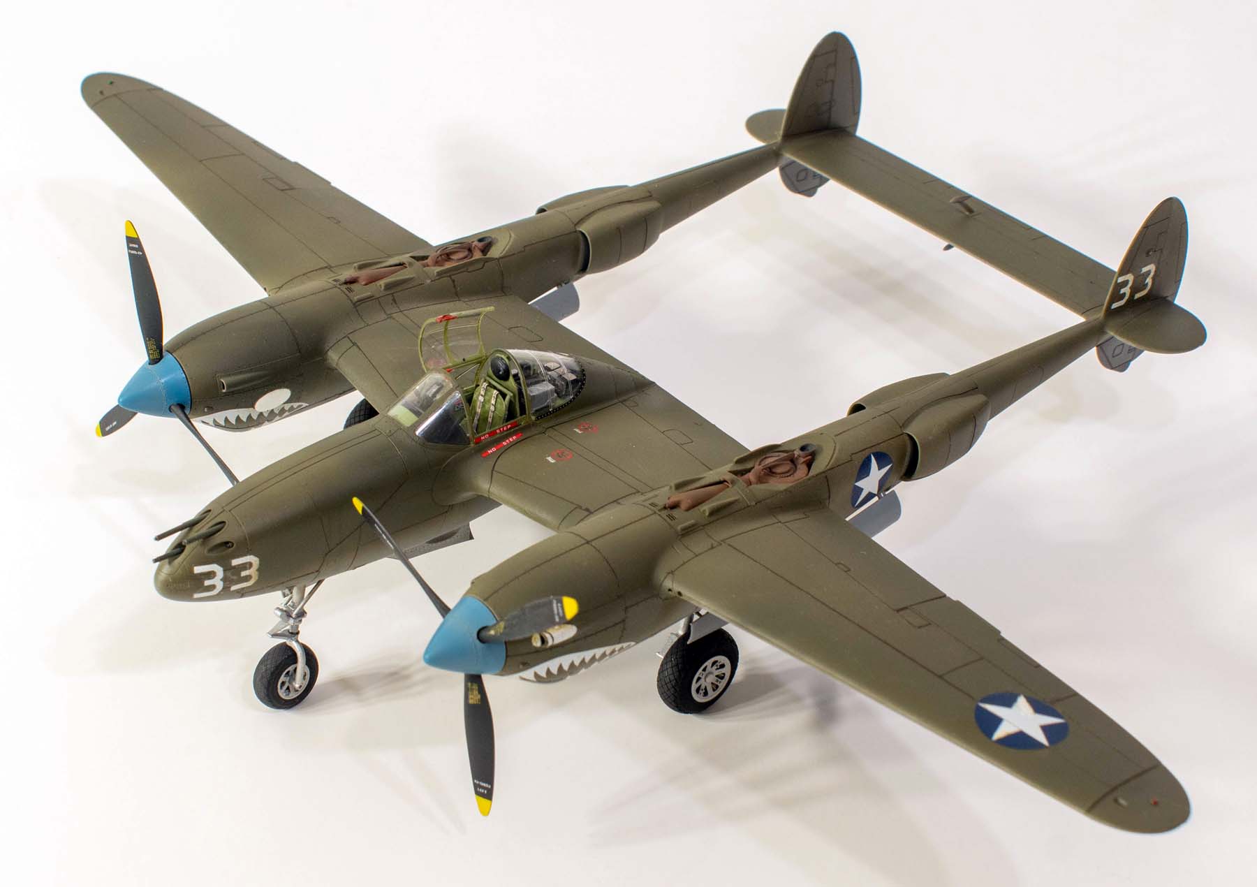 Tamiya 61120 1/48 P-38F Lightning Build Review Image