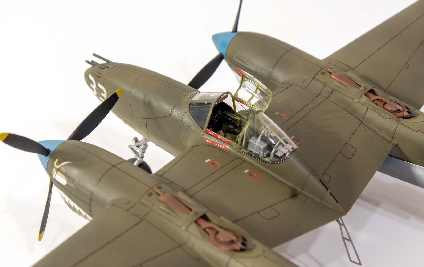 Tamiya 61120 1/48 P-38F Lightning Build Review Image