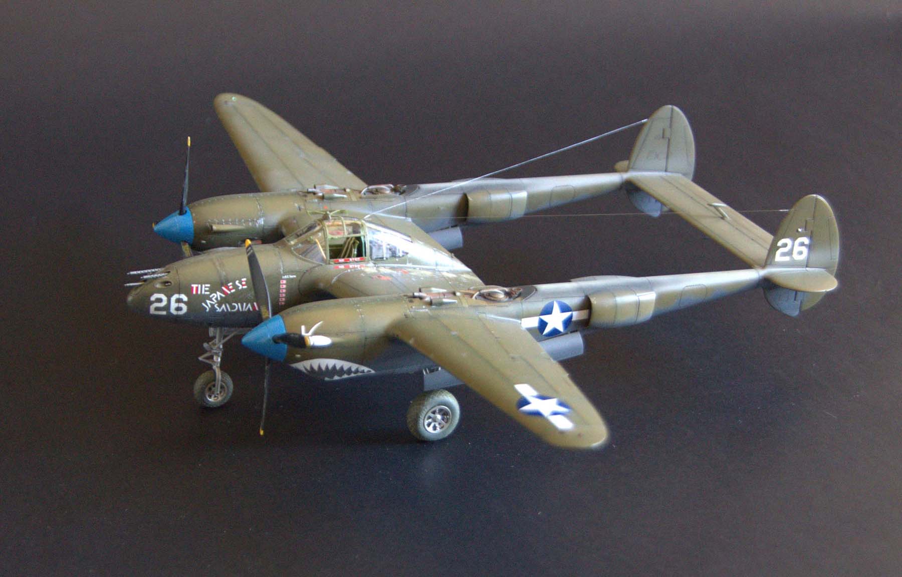 Tamiya 61120 1/48 P-38F Lightning Build Review Image
