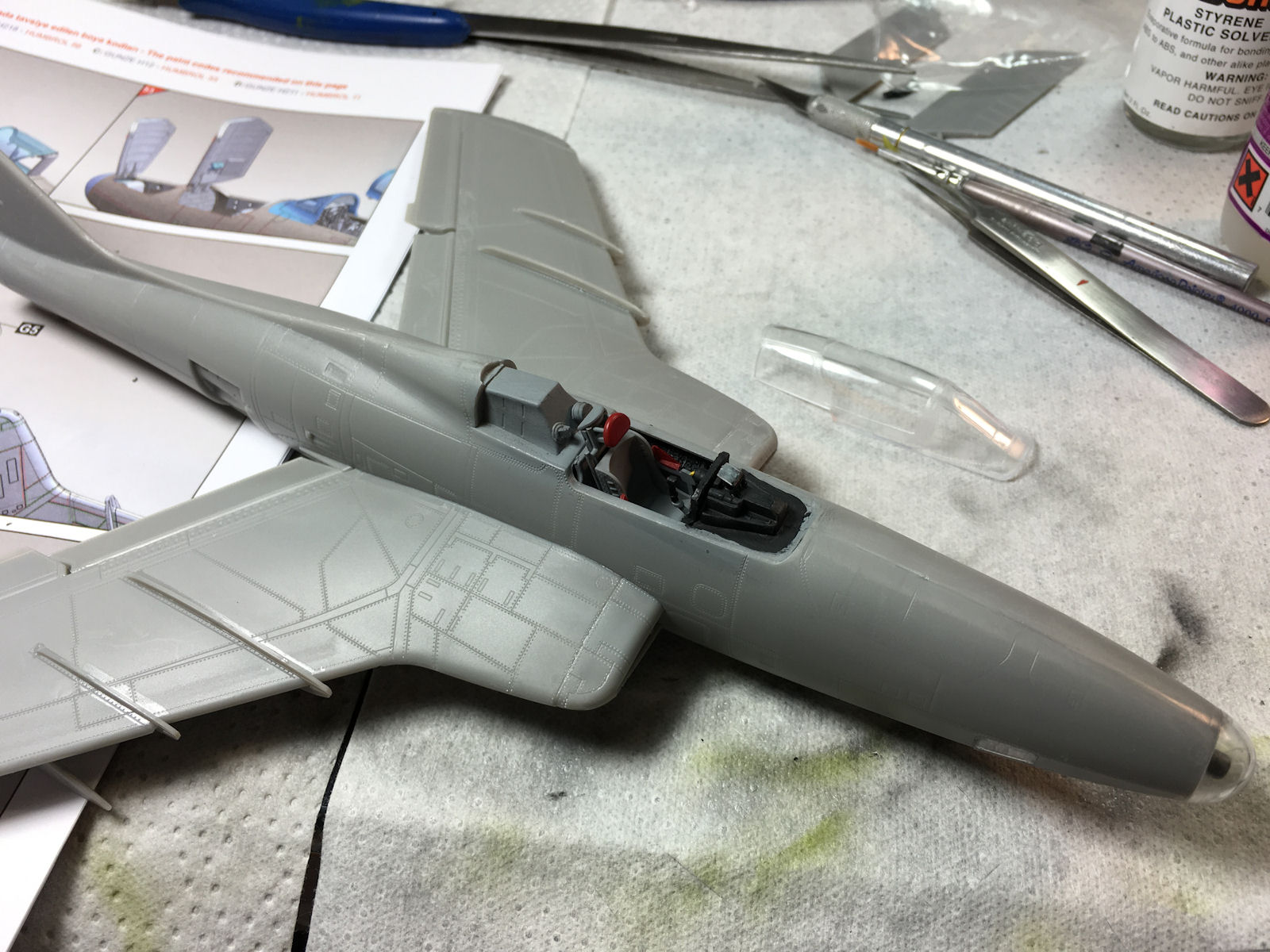 Tanmodel 2201 1/48 RF-84F Thunderflash Build Review Image