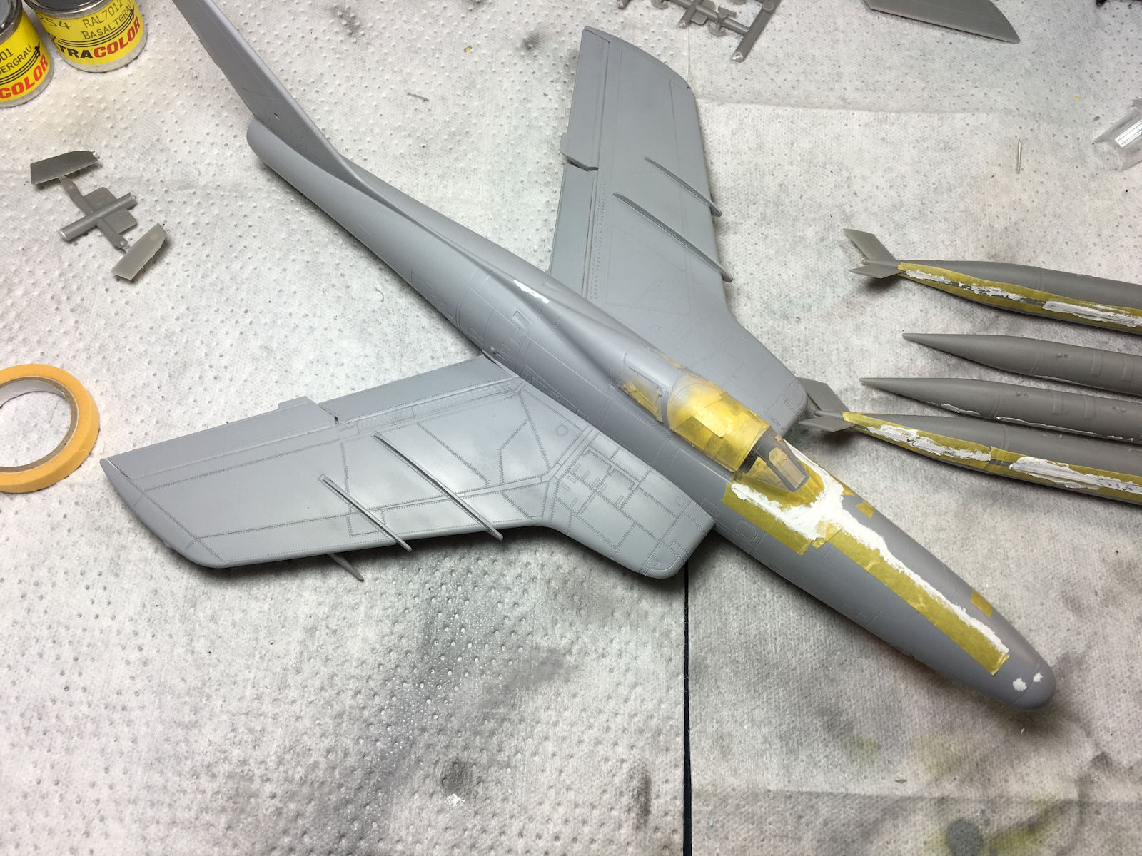 Tanmodel 2201 1/48 RF-84F Thunderflash Build Review Image