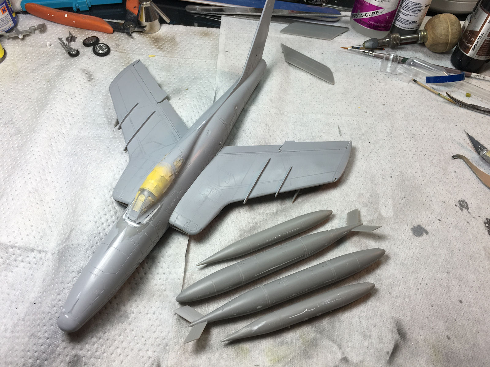 Tanmodel 2201 1/48 RF-84F Thunderflash Build Review Image