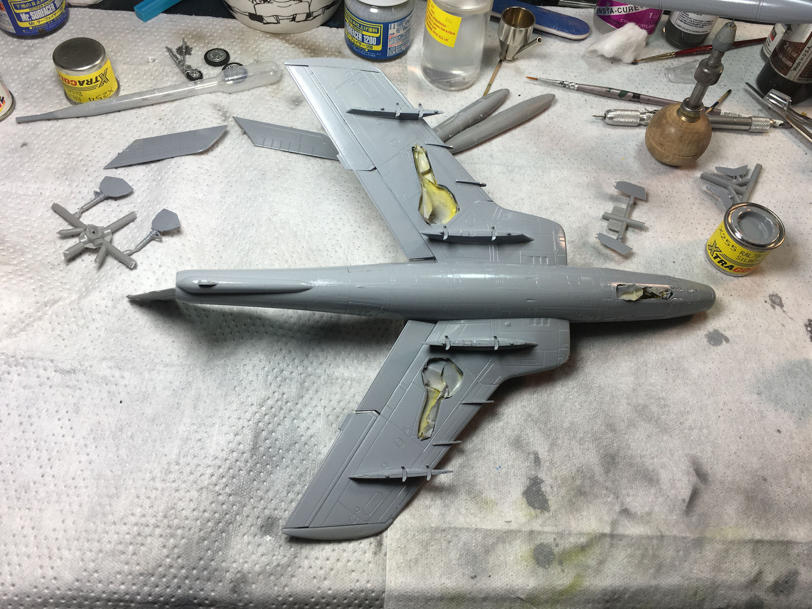Tanmodel 2201 1/48 RF-84F Thunderflash Build Review Image