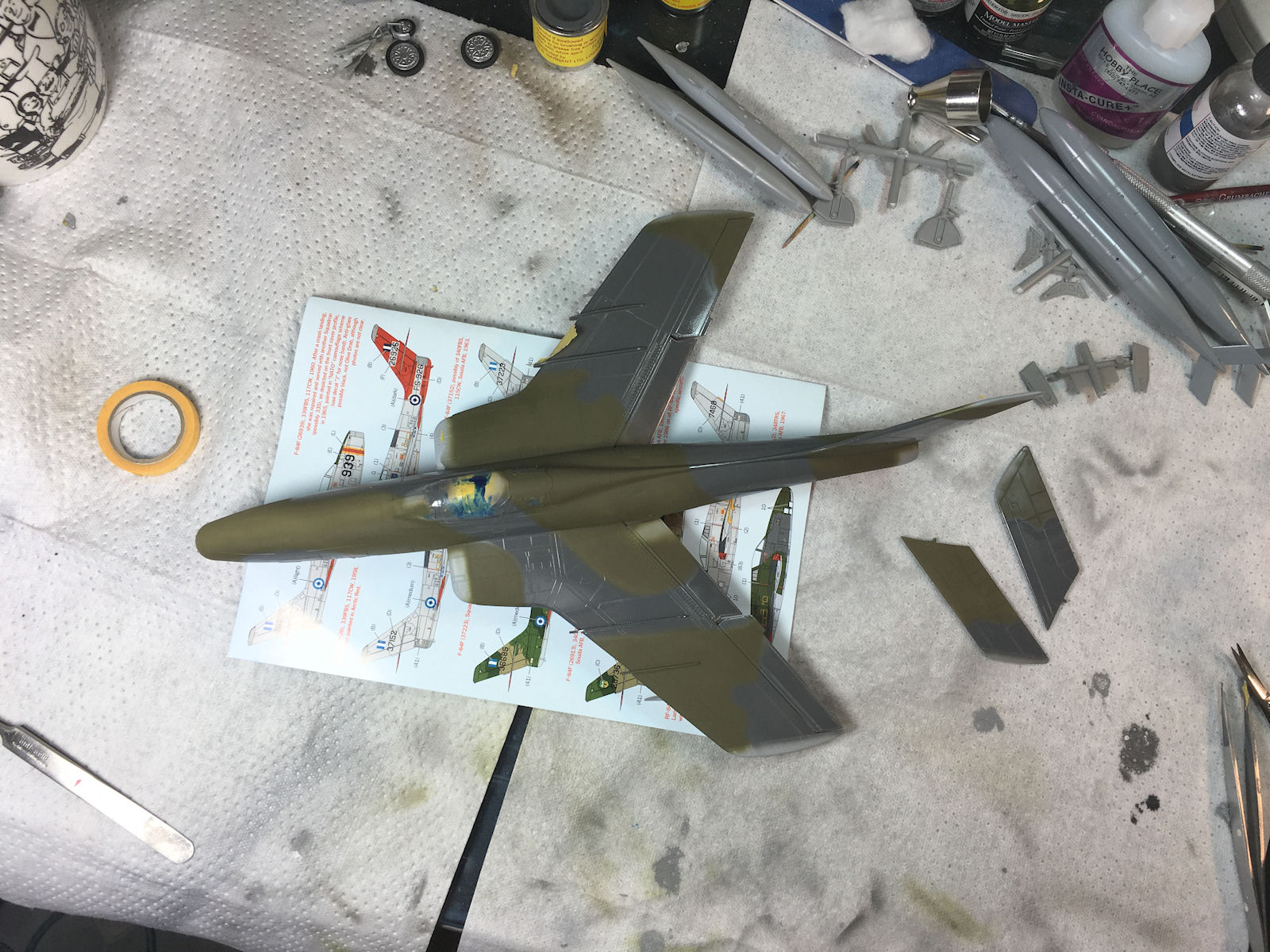 Tanmodel 2201 1/48 RF-84F Thunderflash Build Review Image