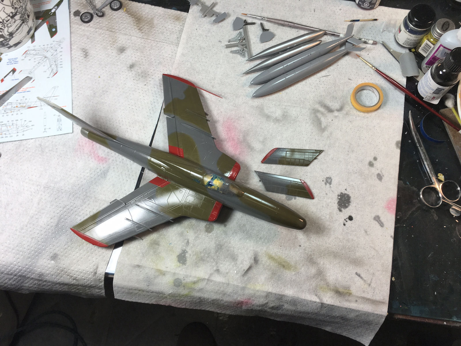 Tanmodel 2201 1/48 RF-84F Thunderflash Build Review Image