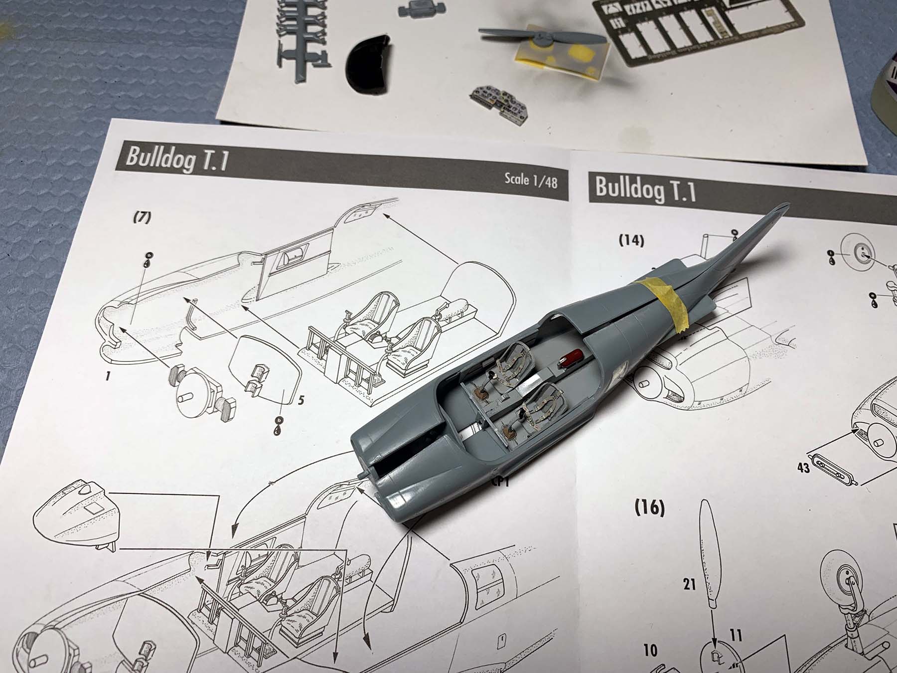 Tarangus 4806 1/48 Bulldog T.1 Build Review Image