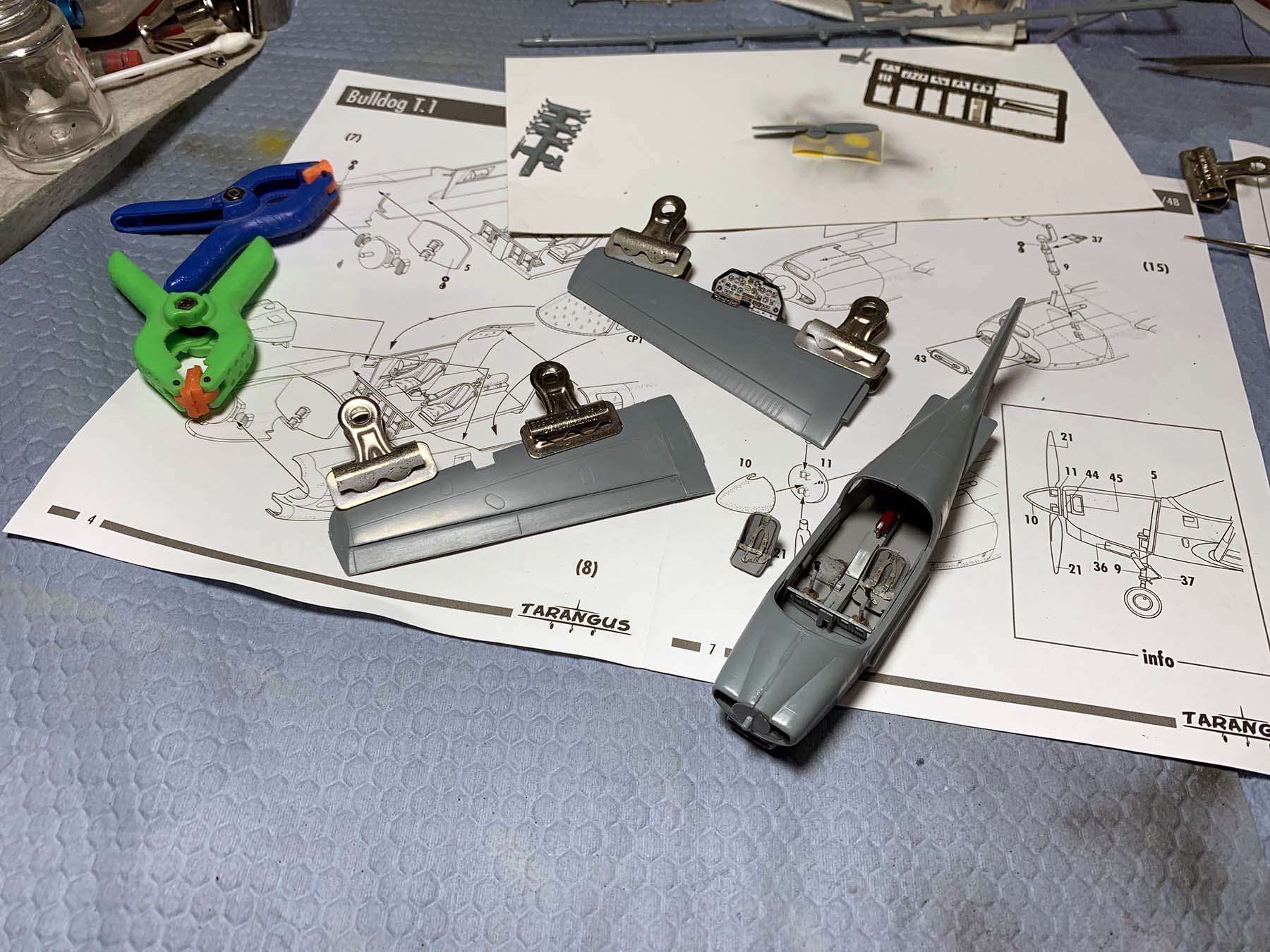 Tarangus 4806 1/48 Bulldog T.1 Build Review Image
