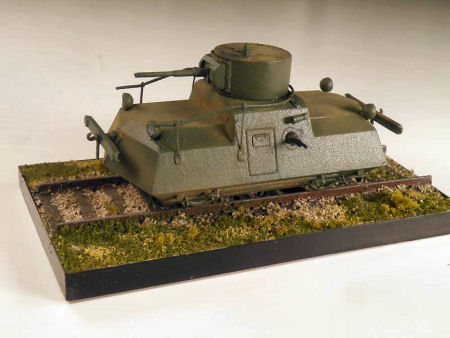 DT-45 Armored Self-Propelled Railroad Car