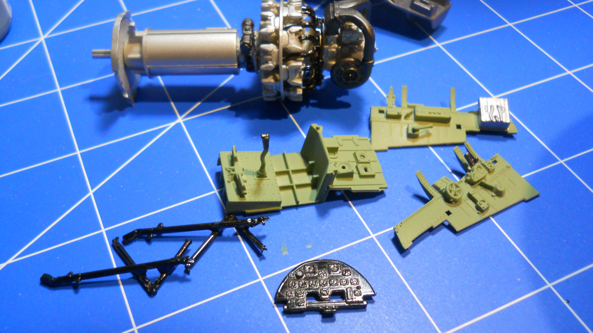Zoukei-Mura 48001 1/48 J7W1 Shinden Build Image 13
