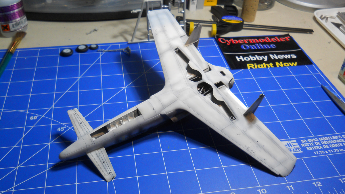 Zoukei-Mura 48001 1/48 J7W1 Shinden Build Image 45