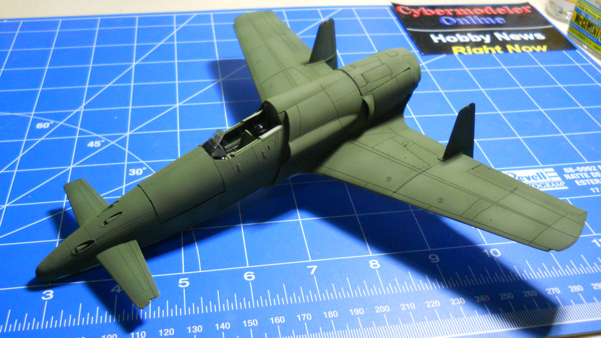 Zoukei-Mura 48001 1/48 J7W1 Shinden Build Image 46