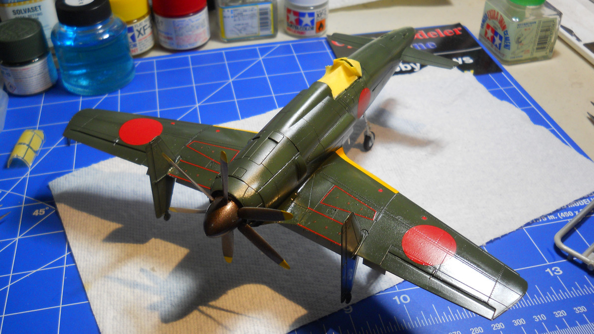 Zoukei-Mura 48001 1/48 J7W1 Shinden Build Image 51