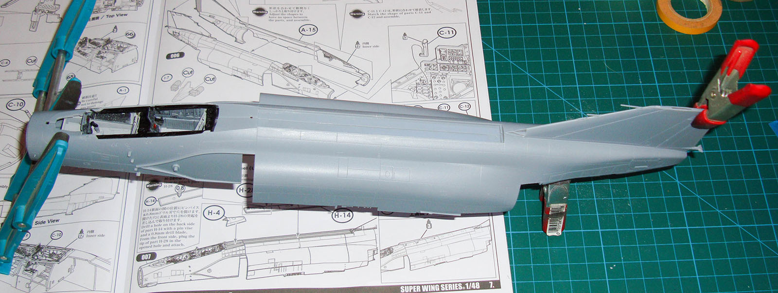 Zoukei-Mura 48004 1/48 F-4J Phantom II Build Image 05