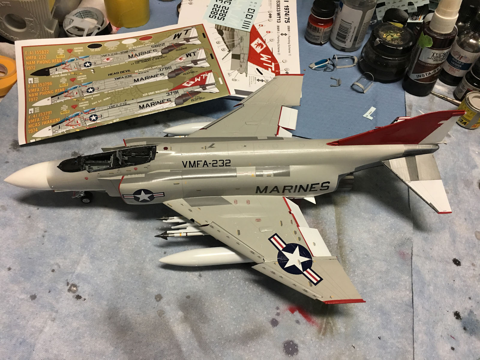 Zoukei-Mura 48008 1/48 F-4J Phantom II Build Image 16