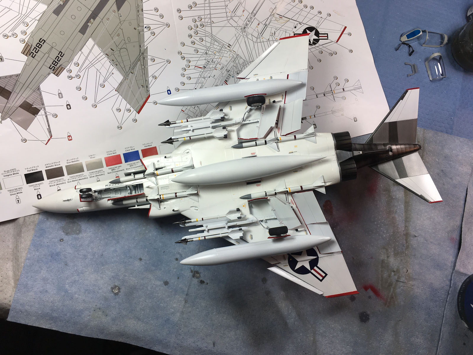Zoukei-Mura 48008 1/48 F-4J Phantom II Build Image 17