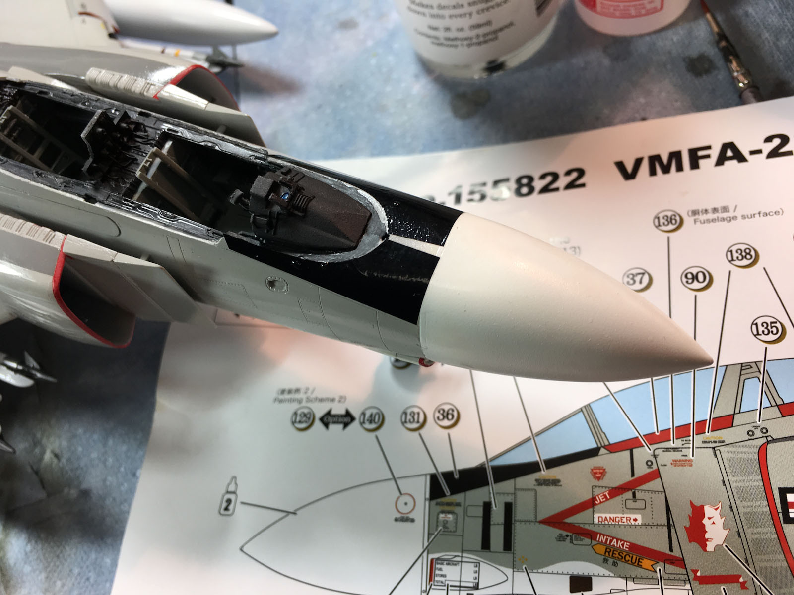 Zoukei-Mura 48008 1/48 F-4J Phantom II Build Image 18