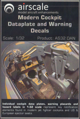 Modern Jet Dataplate and Warning