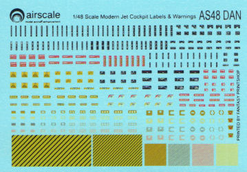 Modern Jet Dataplate and Warning