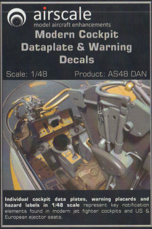 Modern Jet Dataplate and Warning