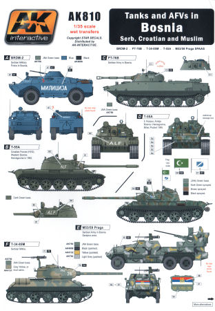 Tanks and AFVs in Bosnia
