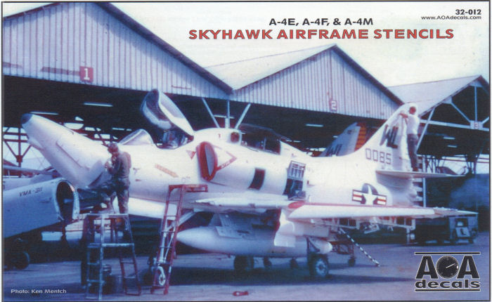 A-4E/F Skyhawk Airframe Stencils (High-Viz)