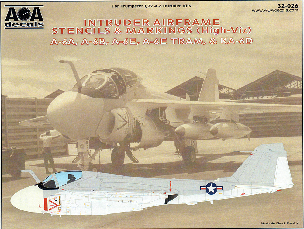 A-6 Intruder Airframe Stencils and Markings (High-Viz)