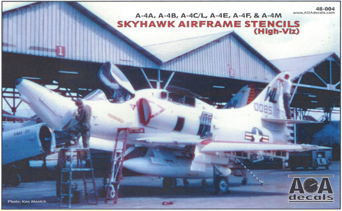 A-4 Skyhawk Airframe Stencils (High Viz)